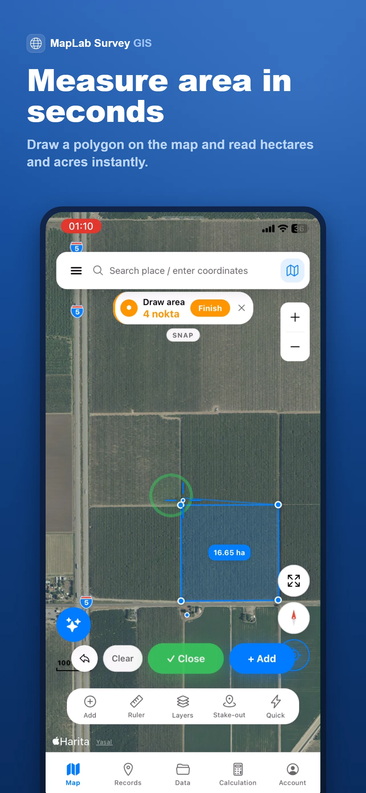 MapLab Survey - GIS, CAD, Land screenshot